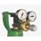Gys MIG Dual Gauge Welding Gas Regulator 5mm BSP Male x 6mm BSP Male