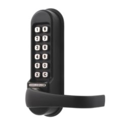 Codelocks  Push-Button Lock with Mortice Latch  72mm Matt Black