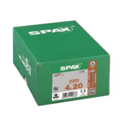 Spax  PZ Flange Self Drilling Wood Screws 4mm x 20mm 2000 Pack