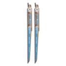 Spyder Mach-Blue  Multi-Material Reciprocating Saw Blades 228mm 2 Pack