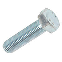Easyfix  Bright Zinc-Plated High Tensile Steel Hex Bolts M16 x 60mm 25 Pack