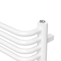Flomasta U-Shape 760mm x 500mm 1402BTU White Vertical Designer Radiator