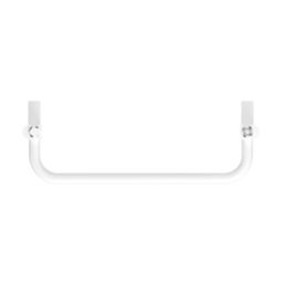 Flomasta U-Shape 760mm x 500mm 1402BTU White Vertical Designer Radiator