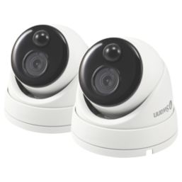 Swann SWPRO-1080MSDPK2-EU White Wired 1080p Outdoor Dome Add-On Cameras 2 Pack