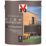 V33 2.5Ltr Charcoal Satin Water-Based Exterior Wood Stain