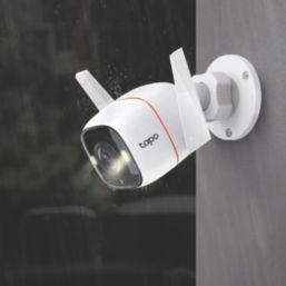 TP-Link Tapo C320WS Mains-Powered White Wireless 1440p Outdoor Square Smart Camera