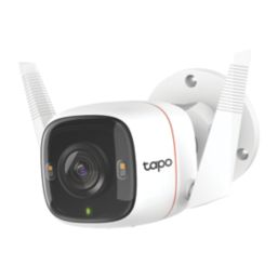 TP-Link Tapo C320WS Mains-Powered White Wireless 1440p Outdoor Square Smart Camera
