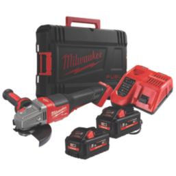 Milwaukee M18FHSAG125XPDB-552X 18V 2 x 5.5Ah Li-Ion RedLithium High Output 5" Brushless Cordless Angle Grinder