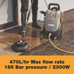 Titan TTB1226PRW 165bar Electric High Pressure Washer 2300W 220-240V