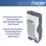 Hager Sollysta WMGS12BSW 20A Grid SP Control Switch Brushed Steel  with White Inserts