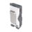 Hager Sollysta WMGS12BSW 20A Grid SP Control Switch Brushed Steel  with White Inserts