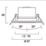 Sylvania Sylspot 840 Tilt  LED Recessed Spotlight White 4.8W 500lm
