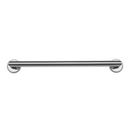 Croydex  Straight Household Grab Bar Chrome 600mm