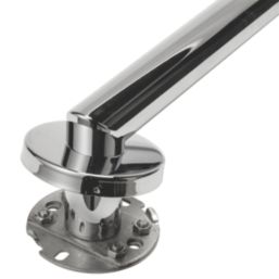Croydex  Straight Household Grab Bar Chrome 600mm
