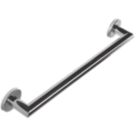 Croydex  Straight Household Grab Bar Chrome 600mm