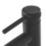 Highlife Bathrooms Dundas Matt Black 165mm Standard Lever Mono Basin Mixer Tap  With Clicker Waste