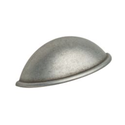 Elite Knobs & Handles PLAIN Cup Pull Antique Pewter 80mm