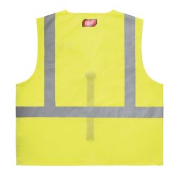 Milwaukee Contractor Hi-Vis Vest Yellow Large / X Large 42-46" Chest