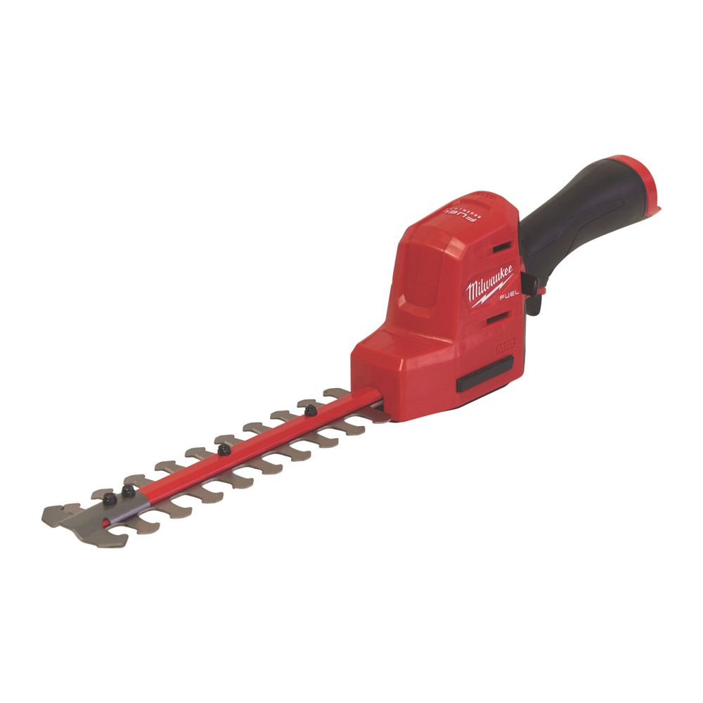 Milwaukee M12FHT20 0 FUEL 20cm 12V Li Ion RedLithium Brushless Cordless Hedge Trimmer Bare Screwfix