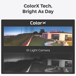 Reolink B740X Argus 4 Solar & Battery-Powered Black Wired or Wireless 4K Indoor & Outdoor Bullet Wi-Fi Security Camera