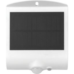 Luceco  Outdoor LED Solar-Powered Wall Light With PIR Sensor White 220lm