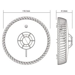 FireAngel  FA6720-R Battery Standalone Kitchen Heat Alarm 10 Year