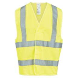 Site Rushton Hi-Vis Waistcoat Yellow Large / X Large 50" Chest