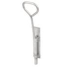 GateMate Bow Handle Bolt Silver 450mm
