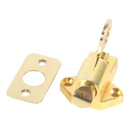 Smith & Locke Fanlight Catch Polished Brass 51mm x 43mm