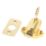 Smith & Locke Fanlight Catch Polished Brass 51mm x 43mm