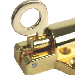 Smith & Locke Fanlight Catch Polished Brass 51mm x 43mm