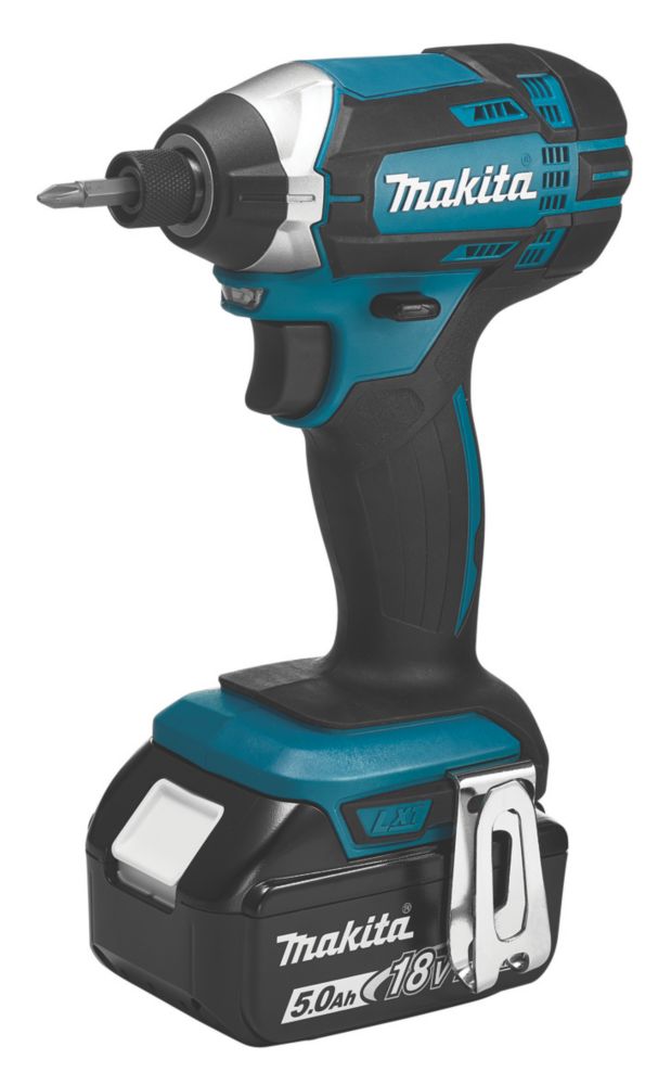 Makita dlx2145tj 18v lxt cordless combi drill & impact driver best sale twin pack 2 x 5.0 ah