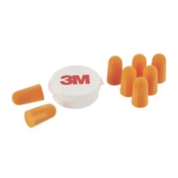 3M 1100 35dB Disposable Foam Ear Plugs 4 Pairs