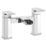 Bristan Elegance Waterfall Chrome 150mm Deck Mounted Lever 2 Tap Holes Bath Mixer Tap