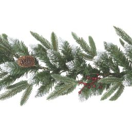 Blitzen 1.83m Indoor  Battery LED Pre Lit Artificial Christmas Garland