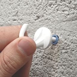 Cobra VersaHook All-Purpose Wall & Ceiling Hooks White 2 Pack