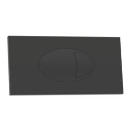 ETAL Porto Dual-Flush Rectangular Plate Matt Black