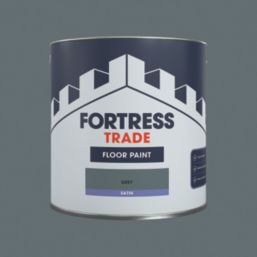 Fortress Trade 2.5Ltr Grey Satin Floor Paint