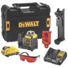 DEWALT DCE0811D1R-GB 12V 1 x 2.0Ah Li-Ion XR Red Self-Levelling Multi-Line Laser Level