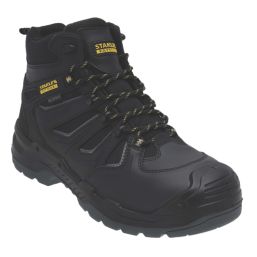 Stanley FatMax Mountford Size 8 Black Waterproof Steel Toe Cap Safety Boots Screwfix
