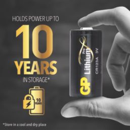 GP Batteries Pro CR123 3V Lithium Battery