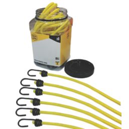 Smith & Locke Bungee Cords 1200mm x 10mm 6 Pack