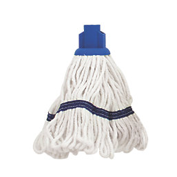 Charles Bentley SF/HR/BS.35/B Pure Yarn Cotton Mop Heads Blue 5 Pack