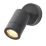 LAP Bronx Outdoor Adjustable Wall Light Black