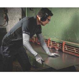 Tilsatec Cut Level D Resistant Sleeves w/ Adjustable Strap Grey One Size