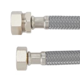 Flomasta Straight Flexible Compression Hose 22mm x 3/4" x 1000mm