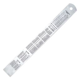Faithfull  Stainless Steel Ruler 6" (150mm)