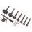 Milwaukee  Hex Shank  Forstner Wood Self-Feed Bit Contractors Kit 8 Pcs