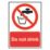 Essentials "Do Not Drink" Sign 210mm x 148mm