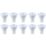 LAP   GU10 LED Light Bulb 230lm 2.4W 10 Pack